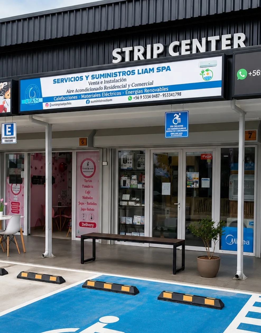 Exterior de la tienda Liam Electric